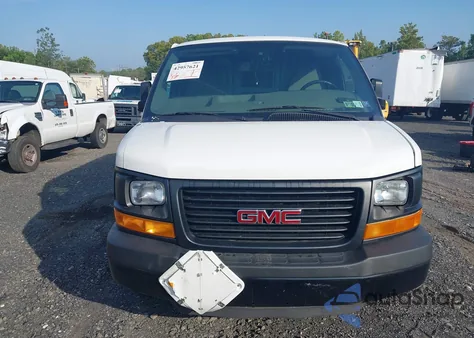 2010 GMC Savana 2500 Work Van z USA, uszkodzony, nr VIN 1GTZGFBA0A1163318